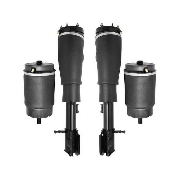 Front and Rear Air Suspension Strut Set - Compatible with 2003 - 2012 Land Rover Range Rover 2004 2005 2006 2007 2008 2009 2010 2011