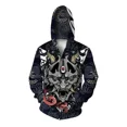 thumbnail image 3 of Sudadera con capucha para hombre de otoño con estampado de máscara de fantasma genial, sudadera con capucha, ropa Y2k, sudaderas con capucha de moda para hombre, sudaderas con capucha casuales y cómod, 3 of 5