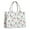 White Christmas Snowman, variant on Large Capacity Tote Bag,White Christmas Snowman Pattern Handbag Fashion Luxury Tote Bag,15.7"x13"x 5.1" Inches,Laptop Compatible