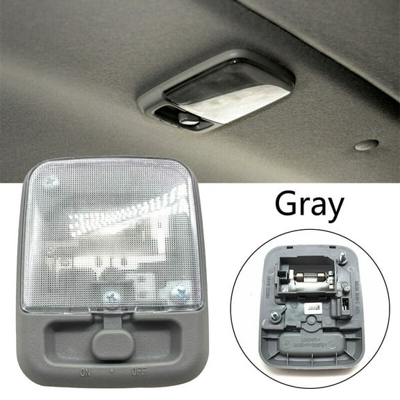 Car Interior Rear Roof Reading Light Ceiling Lamp For Nissan Paladin NV200 Gray