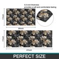 thumbnail image 7 of Pioneer Flower Floral Print Pattern Kitchen Rugs Sets Of 2,Anti Fatigue Kitchen Mat Rugs Non Slip Washable,Decorative Kitchen Floor Mats for Kitchen,Sink,Laundry,17"x30"+17"x47", 7 of 7