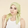 thumbnail image 3 of Dalrosia Women Pre-Tied Beanie Headwear Turban Beanie Caps Head Wrap Headscarf for Women Sleep Hair Cover Hat, 3 of 4