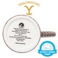 thumbnail image 4 of Silver Buffalo Yellowstone Dutton Ranch Montana Rope - Taza esculpida 3D de cerámica, 20 onzas, 4 of 7