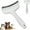 White, variant on V-Tooth Deshedding Comb, Multifunctional Hair Removal Brush, Pet Deshedding Tool with Curve Blade, Dog & Cat Grooming Brush for Shedding, Tight V-Shaped Teeth Desheddings Tool
