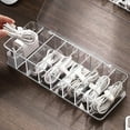 thumbnail image 6 of HALJEN Home Edit Containers Drawer Office Transparent Wire Storage Box with Accessories Compartment Office Desk Accessories with Cover, 6 of 8