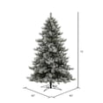 thumbnail image 2 of Vickerman 12' x 82" Flocked Cayce Pine Artificial Christmas Tree, Unlit, 2 of 2
