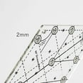 thumbnail image 6 of Clear Patchwork Ruler 60 Degree Quilting Template Sewing Ruler, 6 of 11