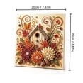 thumbnail image 3 of LOWLHOME Pumpkin Thanksgiving Pearl Painting DIY Craft Kit Handmade Art Set, Creative Fall Art Project for Teens Adults Home Decor Gift, for Home Party Decor, Indoor Outdoor Use, 3 of 6