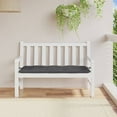 thumbnail image 3 of vidaXL 47.2x19.7 Black Bench Cushions Outdoor Seating Cushions, UV Resistant, 3 of 7