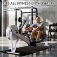 thumbnail image 5 of Signature Fitness PVC Equipment Mat, Black, Available in 4 Sizes, Protective Floor Mat for Treadmills, Exercise Bikes, and Home Gym Equipment, 5 of 6