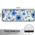 thumbnail image 5 of Kitchen Rugs Sets Of 2,Pioneer Flower Floral Print Pattern Anti Fatigue Kitchen Mat Rugs Non Slip Washable,Decorative Kitchen Floor Mats for Kitchen,Sink,Laundry,17"x47"+17"x47", 5 of 5