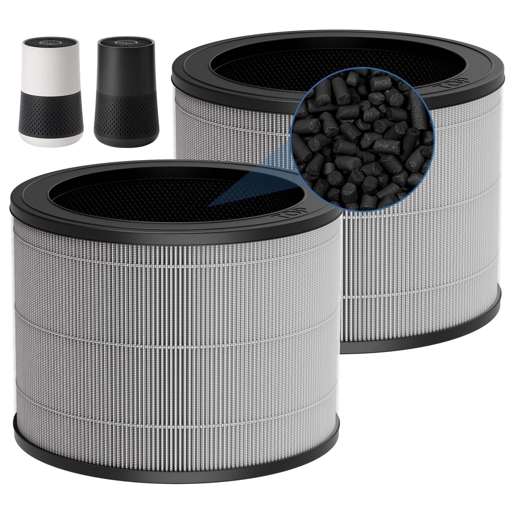 A231 Replacement Filter Size O, 1712-0100-00 Compatible with Winix A230 and A231 Air Purifier 3-in-1 HEPA Filter 99.97% Filtration, 2 Pack