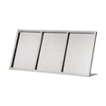 thumbnail image 1 of DYNWAVECA Table Sign Stand, Menu Display Stand,Standing Metal Stainless Steel L Shape Sign Holder Menu Card Holder for Restaurant Store 470x62x221mm, 1 of 7
