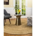 thumbnail image 2 of Avgari Creation Home Jute Braided Rug Round Natural Beige Hand Woven Rugs for Kitchen Living Room Entryway Outdoor Rug Runner Home Decor Carpet Rugs for Living&nbsp;-9x9 Square Feet, 2 of 6