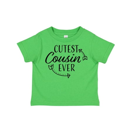 

Inktastic Cutest Cousin Ever with Arrows Gift Toddler Boy or Toddler Girl T-Shirt