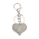 thumbnail image 2 of Llavero de Corazón y Melocotón para San Valentín | Llavero de Aleación con Forma de Corazón para Mochila, Bolso y Móvil | Regalo Romántico para Parejas | 9,5 X 4 Cm | Rosa, Rojo, Blanco, Dorado, 2 of 6