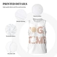 thumbnail image 6 of Gaeub Cat Yoga Time Men's Mesh Basketball Jersey, Quick-Drying Sleeveless Top S-4XL, Loose Muscle Tank Top -X-Large, 6 of 9