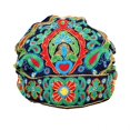 thumbnail image 1 of Sombrero con estampado étnico Vintage para mujer, Bandanas con bordado de flores, estilo mexicano, Rojo, 1 of 4