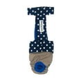 thumbnail image 4 of Barkertime Blue Polka Dot on Brown Dog Diaper Overall, 4 of 10