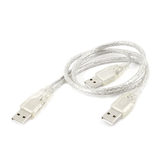 Unique Bargains USB 2.0 A Male to 2 Ports A Male M/M High Speed Data Charger Cable  70cm