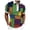 Blue, variant on Mens Plaid Polo Shirt Short Sleeve Breathable T Shirt Zip Placket Casual Summer Top Blue L