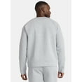 thumbnail image 3 of Athletic Works Men's and Big Men's Fusion Double Knit Crewneck Sweatshirt, Sizes S-5XL, 3 of 4