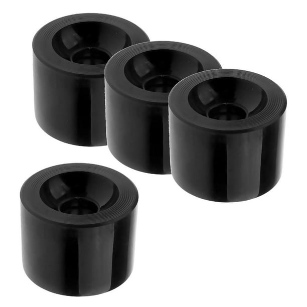 Ruedas Pro Skateboard Zulema 4 piezas 70 x 51 mm DIY duradero monopatín en blanco Longboard Mini Cruiser PU rueda negro