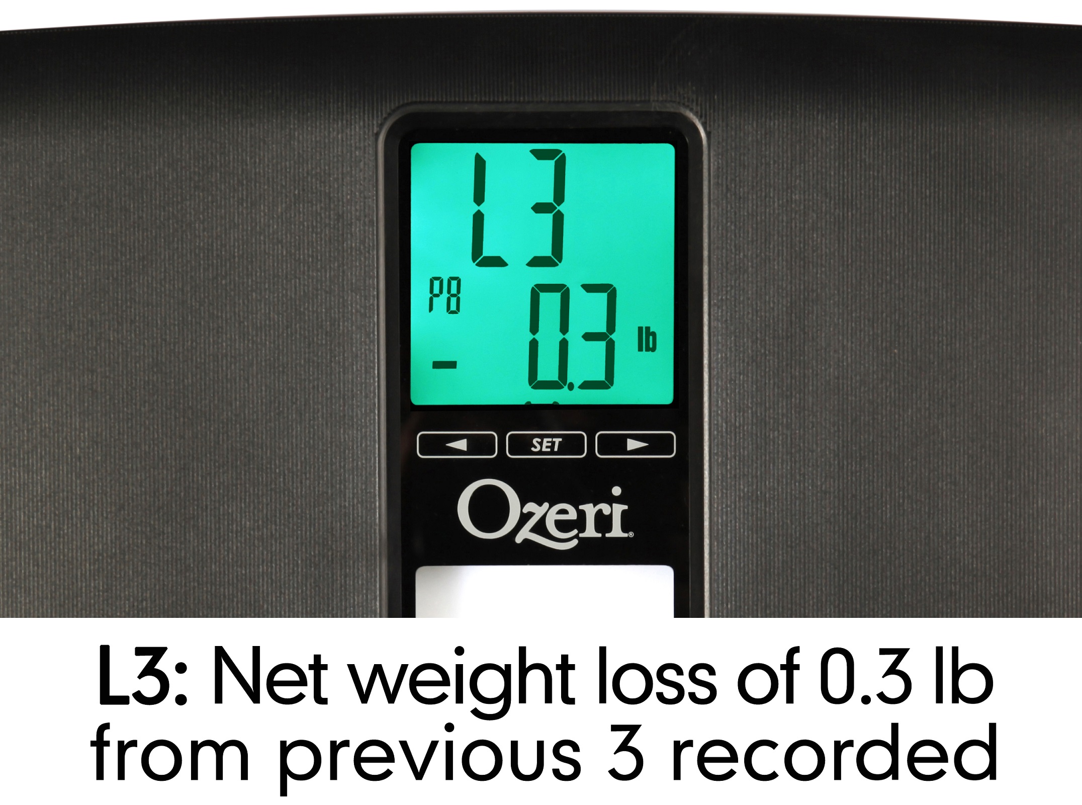 Ozeri WeightMaster II 440 lbs Body Weight Scale, Step-on Bath Scale with BMI and Weight Change Detection - image 4 of 5