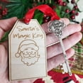 thumbnail image 2 of Santa's Key for House with No Chimney Ornament Santa Key Santa Clause Decoration Santas Key, 2 of 8