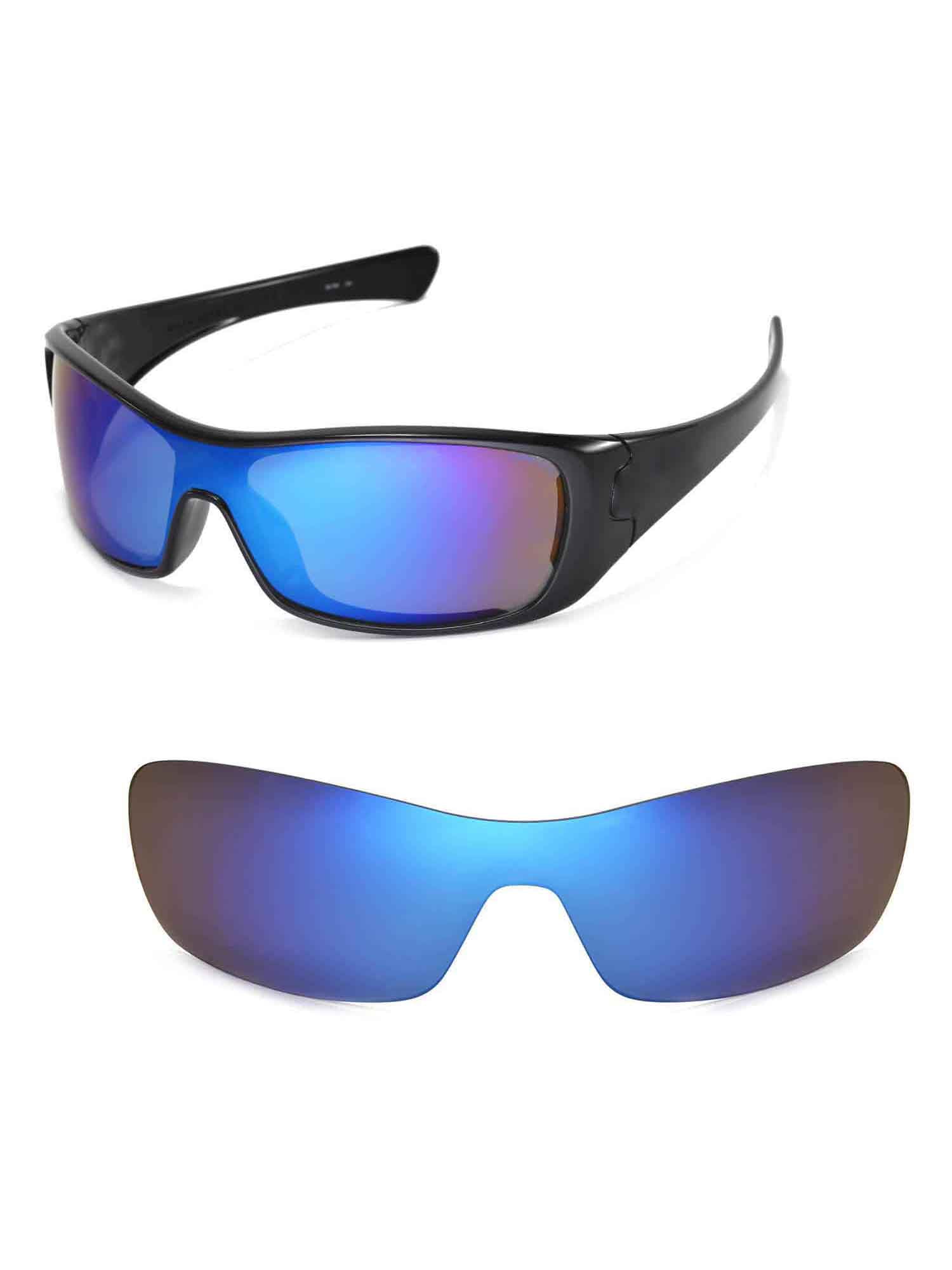 Walleva Blue Polarized Replacement Lenses for Oakley Antix - Walmart.com