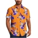 thumbnail image 2 of Blusa y camisa de manga corta con cuello vuelto para hombre, blusa informal de moda con botones estampados, blusa de manga corta con cuello vuelto, blusa de poliéster para hombre, 2 of 6