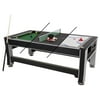 "Triumph Sports 3-in-1 84"" Multigame Swivel Table (Billiards, Table Tennis, and Air Hockey)"