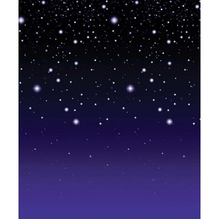 VBS-Expedition Norway-Starry Night Plastic Backdrop