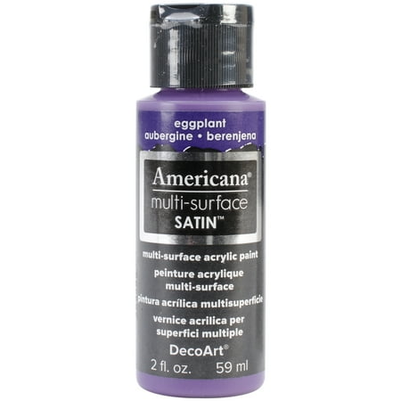 UPC: 0766218065483 | DecoArt Americana Multi-Surface Satin Acrylic Paint 2 oz. Eggplant