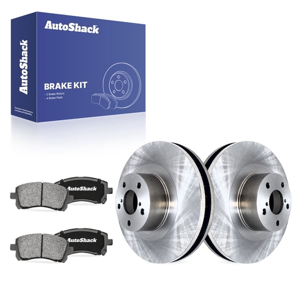 AutoShack Front Vented Brake Rotors   Ceramic Pads 6-PC Brake Kit Replacement for 2000-2002 Subaru Legacy 2002-2003 Subaru Impreza 11.55" (293.4 mm)