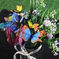 thumbnail image 7 of 24 Pc Butterfly Garden Decorations, 11.81 Inch Artificial Butterfly Picks for Flower Arrangements, Fake Butterfly Stakes for Garden, Vase, Wreath, Wedding, and Home Decor, Craft Projects, Camouflage, 7 of 7