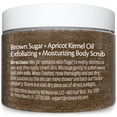 thumbnail image 2 of M3 Naturals Brown Sugar Exfoliating Body Scrub with Collagen and Stem Cell, 12 oz, 2 of 7
