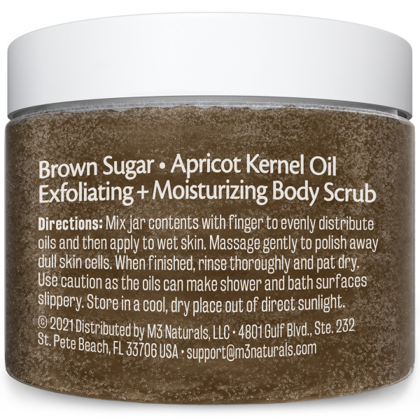 M3 Naturals Brown Sugar Exfoliating Body Scrub photo 4