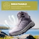 thumbnail image 2 of Botas de Senderismo Impermeables para Mujer NORTIV 8 Talla 7.5 Morado Claro, 2 of 9