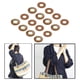 thumbnail image 4 of Juego de Ojales de Cuero PU Hugo Parches Artesanales Apliques para Bolsos Marrón Cro, 4 of 7