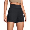 thumbnail image 1 of Shorts CRZ YOGA livianos de tiro medio 10 cm con bolsillos con cierre XL, 1 of 6