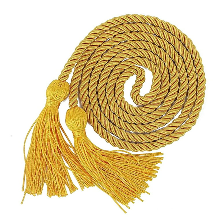 Graduation Honor Cords Gold Honor Cord Long Tassel for Graduation Photos  Parties Activities Honors Graduation Decoration Braided Cords with Tassels  for Graduation Students 