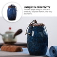 thumbnail image 2 of Ceramic Tea Jar Decorative Loose Tea Container Multi-function Tea Canister Sealed Tea Jar, 2 of 8