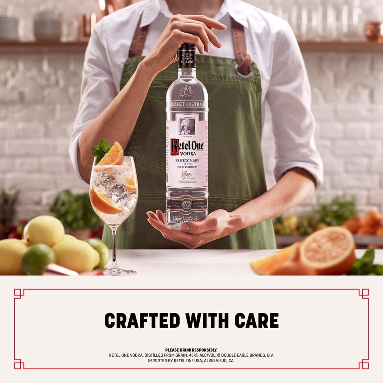 Ketel One Vodka, 1 L, 40% ABV - Walmart.com