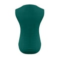 thumbnail image 5 of TKLPEHG Women'S Sleeveless Tops V-Neck Basic Tank Top Casual Comfy Summer Clothes Solid Color Lightweight Loose Sleeveless T Shirt Fashion Blouses (Green,XL), 5 of 7