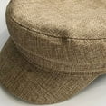 thumbnail image 2 of CoCopeaunts Beret Hat Vintage Men Women Cap Spring Autumn Linen Flat Newsboy Cap Artist Painter Sailor Hat Casual Berets, 2 of 7
