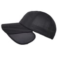 thumbnail image 1 of Sombreros deportivos al aire libre Gorras de pesca para correr en bicicleta kusrkot Negro, 1 of 8