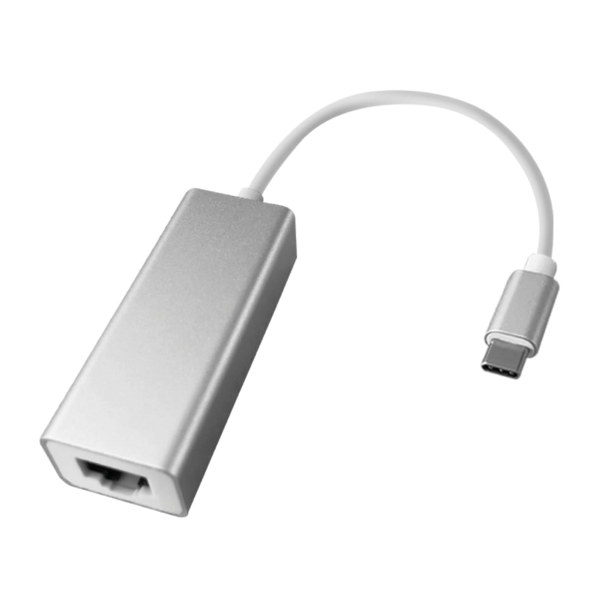 Adaptador Tipo C A Ethernet Rj45 1000Mbps Gris