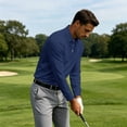 thumbnail image 7 of Trgacdwlo S-4XL Men's Long Sleeve Polo Shirts Quick Dry Collared Men's Henley Shirts Lightweight Work Outdoor Athletic Men Golf Shirt XXL, 7 of 7