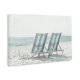 thumbnail image 4 of Stupell Industries Blue Beach Chairs Pair Nautical & Beach Photography Wrapped Canvas Art Print Wall Art, 36 x 24, 4 of 8